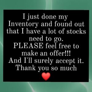 FEEL FREE TO SEND OFFERS!!!